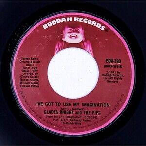 Gladys Knight & The Pips ‎45 I've Got To Use My Imagination on Buddah VG+ SOUL